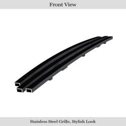 APS - APS Stainless Billet Hood Grille Black for 05-11 Toyota Tacoma GR20FFE01J - Image 2