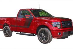 APS - APS IStep 5" Running Boards Black 09-14 Ford F150 Regular IB06EBA2B - Image 2