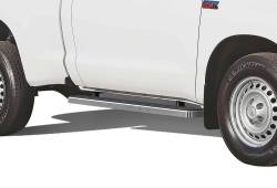 APS - APS IStep 5" Running Boards Brushed for 07-17 Toyota Tundra Reg IB20EAD0A - Image 1