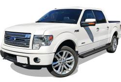 APS - APS IStep 6" Running Boards Black 09-14 Ford F150 Crew IB06FAG7B - Image 2