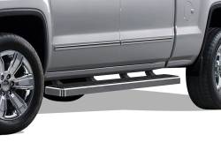 APS - APS IStep 5" Running Boards Brushed 07-18 Silverado/Sierra Crew IB03EJG1A - Image 1