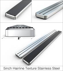 APS - APS IStep 5" Running Boards Brushed 07-18 Silverado/Sierra Crew IB03EJG1A - Image 3
