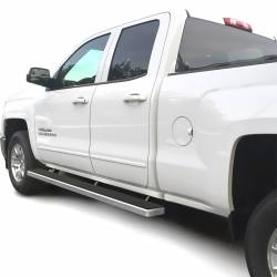 APS - APS IStep 5" Running Boards Brushed 07-18 Silverado/Sierra Ext IB03EAI5A - Image 1