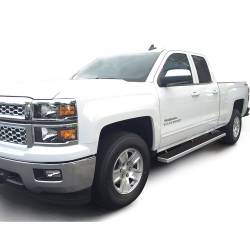 APS - APS IStep 5" Running Boards Brushed 07-18 Silverado/Sierra Ext IB03EAI5A - Image 2