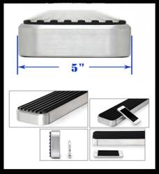 APS - APS IStep 5" Running Boards Brushed 07-18 Silverado/Sierra Ext IB03EAI5A - Image 4