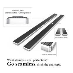 APS - APS IStep 5" Running Boards Brushed 01-13 Silverado/Sierra Crew IB03EJJ1A - Image 5