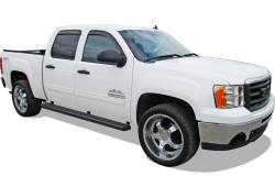 APS - APS IStep 5" Running Boards Black 01-13 Silverado/Sierra Crew IB03EJJ1B - Image 2