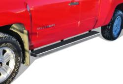 APS - APS IStep 5" Running Boards Brushed 99-13 Silverado/Sierra Ext IB03EJJ4A - Image 1