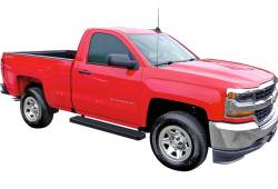 APS - APS IStep 6" Running Boards Black 99-16 Silverado/Sierra Reg IB03FJJ7B - Image 2