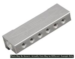 BLOX - BLOX Racing BXAC-00403-SI Billet 6-Port Vacuum Manifold Kit Silver - Image 1