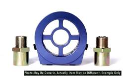 BLOX - BLOX Racing BXGA-00105-BL Oil Filter Block Adapter Blue Oil Pressure/Temp - Image 1