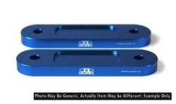 BLOX - BLOX Racing BXSS-20354-12-BL Front 12mm Thin Spacer Bump Steer Kit Blue Lowered - Image 1