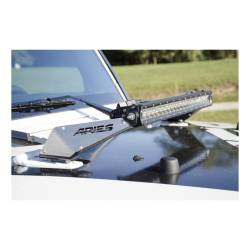 ARIES - ARIES 15912 Hood Light Mounting Bracket for 07-18 Jeep Wrangler JK - Image 4