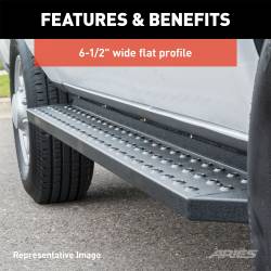 ARIES - ARIES 2055510 RidgeStep Commercial Running Boards w/Mounting Brackets - Image 6