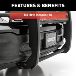 ARIES - ARIES 2170012 Pro Series Grille Guard w/LED Light Bar for 15-19 Ford F150 - Image 8