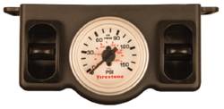 Firestone Ride-Rite - Firestone Ride-Rite 2576 Electric Dual Control White Pressure Gauge - Image 1