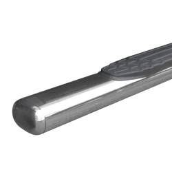 Go Rhino - Go Rhino 10473PS Polished 4" 1000 Oval Side Steps w/o Mounts 73" Long Pair - Image 1