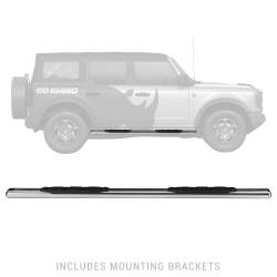 Go Rhino - Go Rhino 10573PS Polished Side Steps w/o Brackets for 18-26 Jeep Wrangler JL 4DR - Image 2