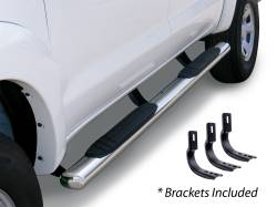 Go Rhino - Go Rhino 684404587PS 4" OE Xtreme Side Steps w/Mounting Brackets Kit - Image 2
