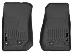 Husky Liners 18041 Weatherbeater Front Floor Liners Black for Jeep Wrangler
