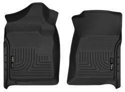 Husky Liners 18221 Weatherbeater Front Floor Liners Black for Silverado/Sierra