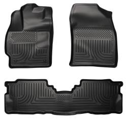 Husky Liners Weatherbeater Front/Rear Floor Liners Black for Toyota Prius 98911