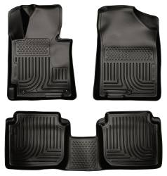Husky Liners - Husky Liners Weatherbeater Front/Rear Floor Liners Black for Elantra 98891 - Image 1