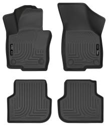 Husky Liners 98831 Weatherbeater Front/Rear Floor Liners Black for VW Jetta