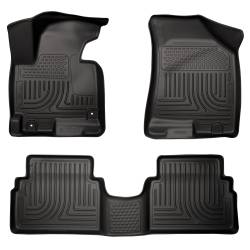 Husky Liners 98861 Weatherbeater Front/Rear Floor Liners Black for Kia Sportage