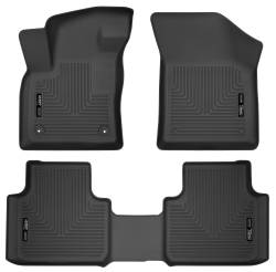 Husky Liner Weatherbeater Front/Rear Floor Liners Black for VW Atlas 95661