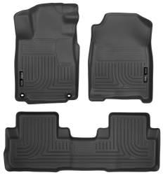 Husky Liner 98471 Weatherbeater Front/Rear Floor Liners Black for Honda CR-V