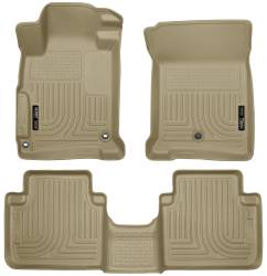 Husky Liner Weatherbeater Front/Rear Floor Liners Tan Honda Accord 98483
