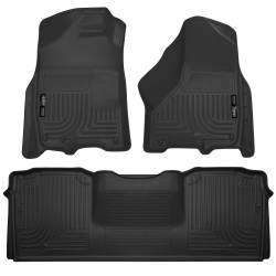 Husky Liner Weatherbeater Front/Rear Floor Liners Black for Dodge RAM 99041