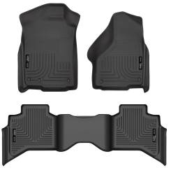 Husky Liner Weatherbeater Front/Rear Floor Liners Black for Dodge RAM 99011