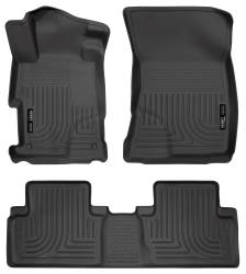 Husky Liners 98441 Weatherbeater Front/Rear Floor Liners Black for Honda Civic