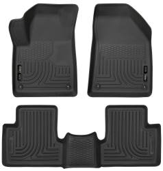 Husky Liner Weatherbeater Front/Rear Floor Liners Black for Cherokee 99091