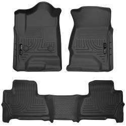 Husky Liners - Husky Liner Weatherbeater Front/Rear Floor Liners Black Tahoe/Yukon 99201 - Image 1