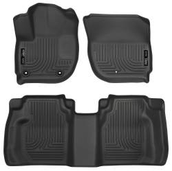 Husky Liner Weatherbeater Front/Rear Floor Liners Black Honda Fit 99491