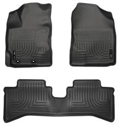 Husky Liner Weatherbeater Front/Rear Floor Liners Black for Toyota Prius 99501