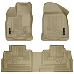 Husky Liner 99763 Weatherbeater Front/Rear Floor Liners Tan for Ford Edge