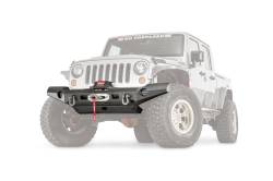 Warn - Warn 101420 Elite Full Front Width Bumper for 07-18 Jeep Wrangler JK - Image 1