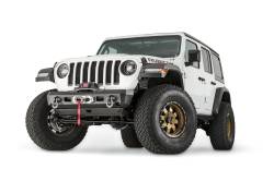 Warn - Warn 101325 Elite Stubby Front Bumper for 18-25 Jeep Wrangler JL Gladiator JT - Image 1