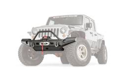 Warn - Warn 101465 Elite Full Width Front Bumper w/Guard Tube for 07-18 Wrangler JK - Image 1