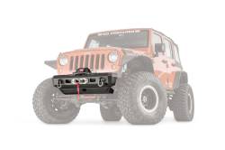 Warn - Warn 101410 Elite Stubby Front Bumper for 07-18 Jeep Wrangler JK - Image 1