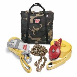 Warn - Warn 29460 Heavy Duty Winch Accessory Kit w/Staps Chains Gloves & Shackle - Image 1