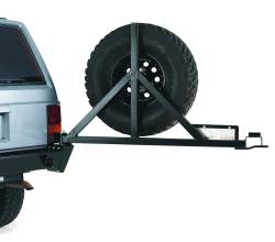 Warn - Warn 63253 Rock Crawler Rear Bumper Mount Spare Tire Carrier for 76-86 Jeep CJ7 - Image 2