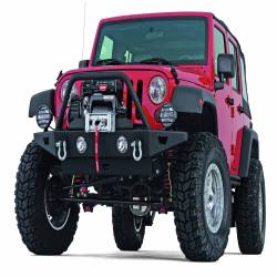 Warn - Warn 61853 Full Width Rock Crawler Front Bumper for 97-06 Jeep Wrangler TJ - Image 2