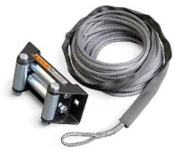 Warn - Warn 72128 SYNTHETIC ROPE 3/16" 4.8mm x 50' 15.2m & ROLLER FAIRLEAD KIT - Image 1