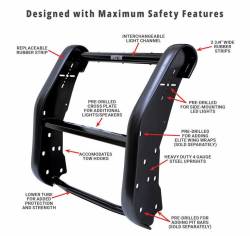 Westin - Westin 36-2035 Public Safety Push Bumper Center Section for Charger Pursuit - Image 3
