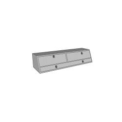 Westin - Westin 80-TBS200-88D Brute 88" Contractor TopSider Tool Box w/Doors - Image 2